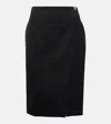 Givenchy Skirt In Wool With 4g Detail In Black