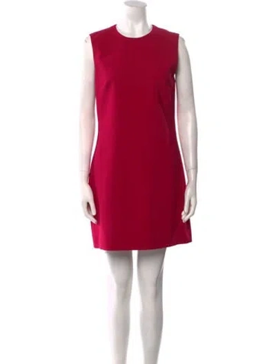 Pre-owned Givenchy Wool Mini Dress In Pink