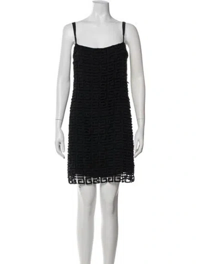 Pre-owned Givenchy Wool Mini Dress W/ Tags In Black