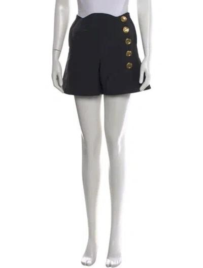 Pre-owned Givenchy Wool Mini Shorts In Black