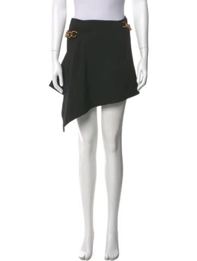 Pre-owned Givenchy Wool Mini Skirt In Black