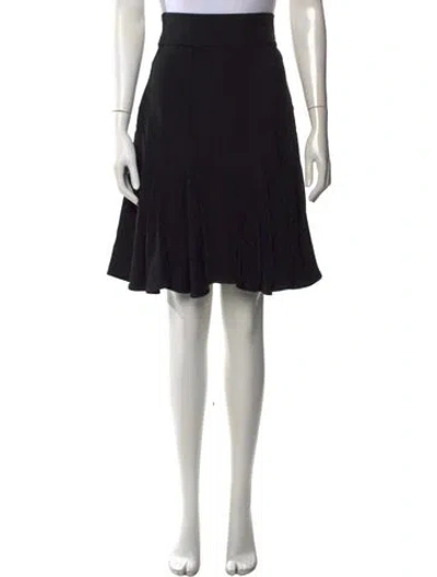 Pre-owned Givenchy Wool Mini Skirt In Black