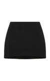Givenchy Mini Skirt In Wool In Black