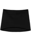 Givenchy Mini Skirt In Wool In Black