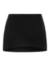 Givenchy Mini Skirt In Wool In Black