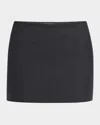 Givenchy Wool Mini Skirt In Gray