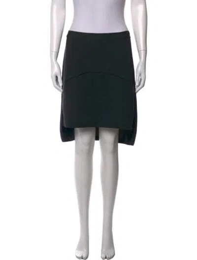 Pre-owned Givenchy Wool Mini Skirt In Grey