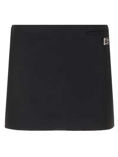 Givenchy Wool Mini Skirt Skirts Black