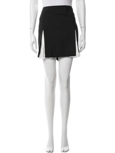 Pre-owned Givenchy Wool Mini Skirt W/ Tags In Black