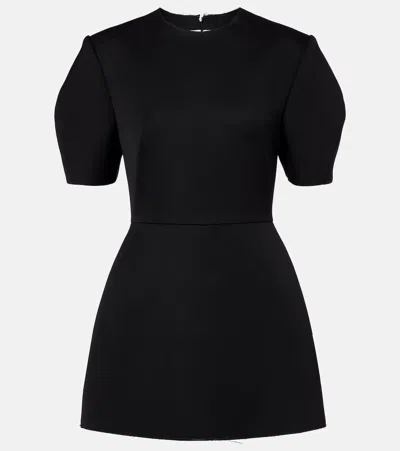 Givenchy Wool Minidress In Black