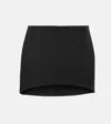 Givenchy Mini Skirt In Wool In Black