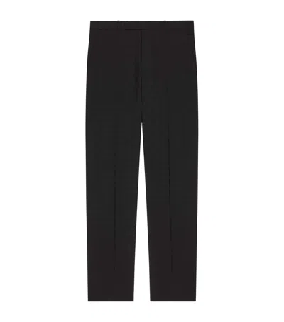 Givenchy Wool Monogram 72 Formal Trousers In Black