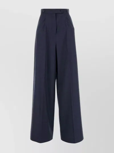 GIVENCHY WOOL PALAZZO PANT BELT LOOPS