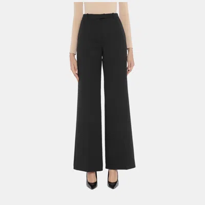 Pre-owned Givenchy Wool Pants 42 In Black