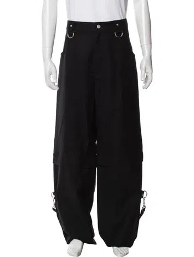 Pre-owned Givenchy Wool Pants In Black