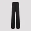 Givenchy Wool Double Pleated Trousers In Black