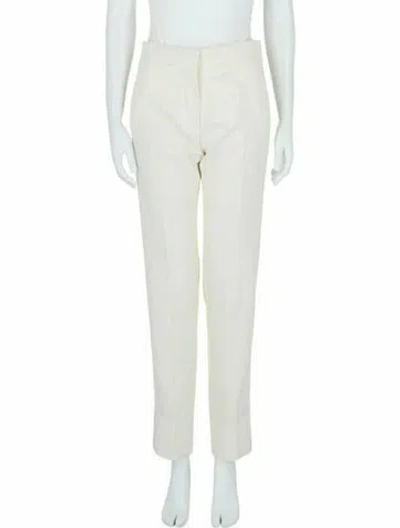 Pre-owned Givenchy Wool Pants W/ Tags In White