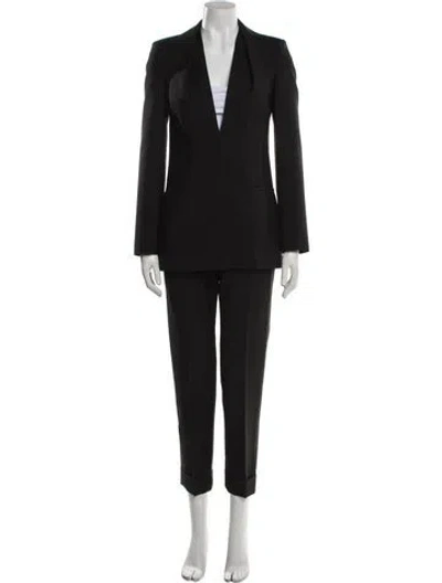 Pre-owned Givenchy Wool Pantsuit In Black
