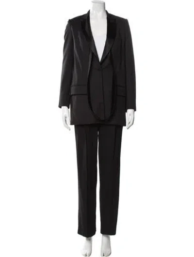 Pre-owned Givenchy Wool Pantsuit In Black