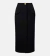 Givenchy Wool Pencil Skirt In Black