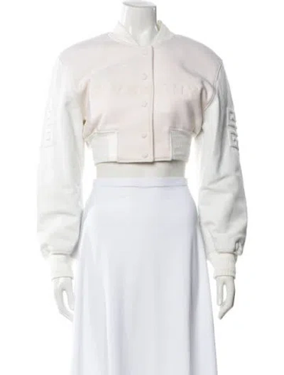 Pre-owned Givenchy Wool Performance Jacket In White