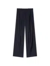 Givenchy Wool Pinstriped Trousers In Navy