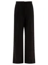 Givenchy Wool Pleated Trousers With High Waist In Black