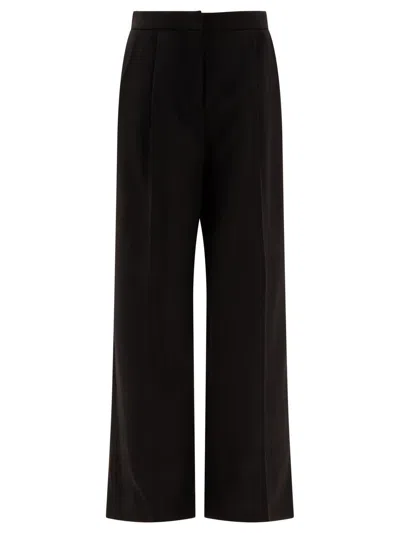 Givenchy Wool Pleated Trouses In Black