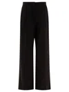Givenchy Wool Double Pleated Trousers In Black