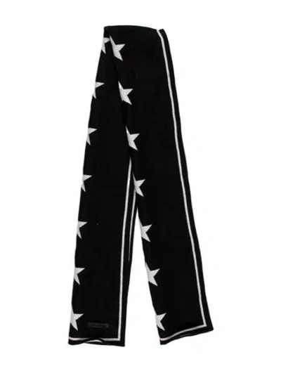 Pre-owned Givenchy Wool Printed Scarf In Blue