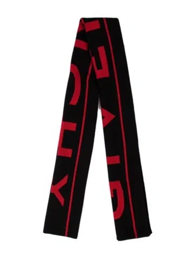 Pre-owned Givenchy Wool Printed Scarf In Multi