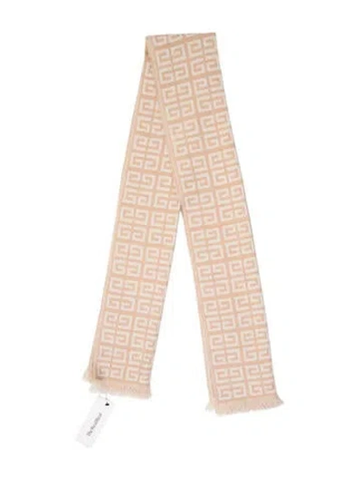Pre-owned Givenchy Wool Printed Scarf In Neutral