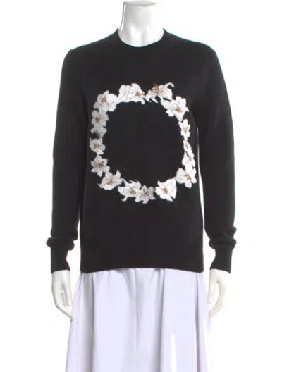 Pre-owned Givenchy Wool Printed Sweater In Black