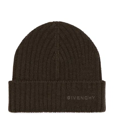 Givenchy Wool Rib-knit Beanie