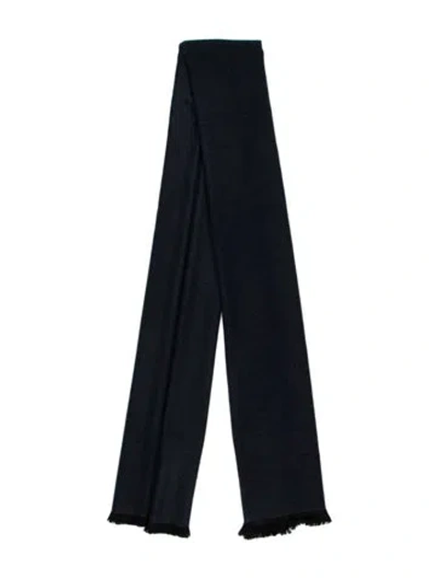 Pre-owned Givenchy Wool Scarf In Blue