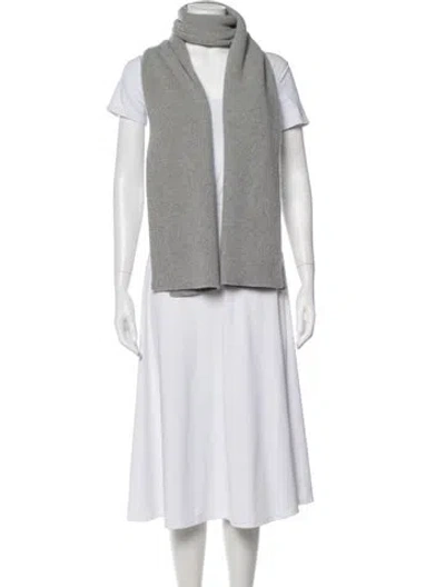 Pre-owned Givenchy Wool Scarf In Grey