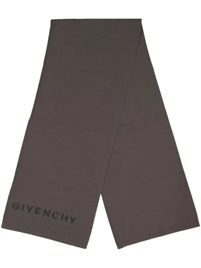 Givenchy Wool Scarf In Grey
