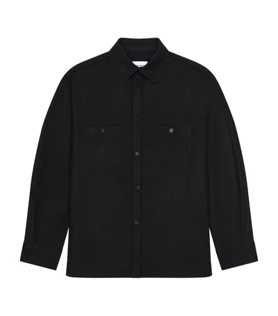 Givenchy Wool Shirt In Black