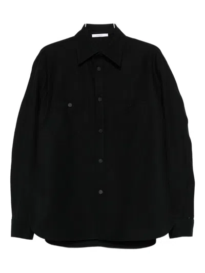 Givenchy Wool Shirt Jacket In Black