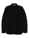 Givenchy Wool Shirt Jacket In Black