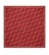 Givenchy Silk Logo Pocket Square In Red