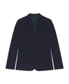 Givenchy Wool Single-breasted Blazer In Blue