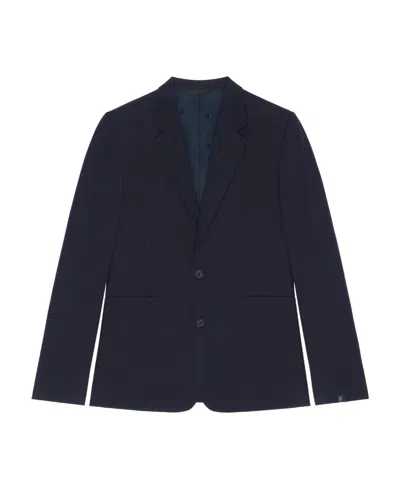 Givenchy Wool Single-breasted Blazer In Blue
