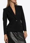 Givenchy Jacket In Wool With 4g Liquid Detail In Black