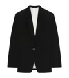 Givenchy Wool Single-breasted Jacket In Black