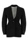 Givenchy Wool Single-breasted Jacket In Black