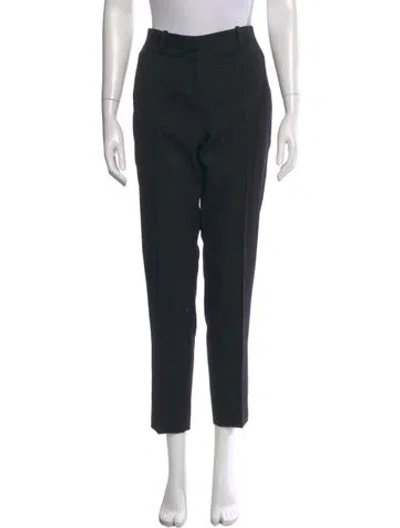 Pre-owned Givenchy Wool Skinny Leg Pants In Black
