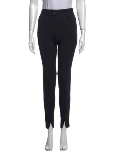 Pre-owned Givenchy Wool Skinny Leg Pants In Black