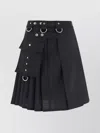 Givenchy Jupe Kilt En Laine Et Mohair