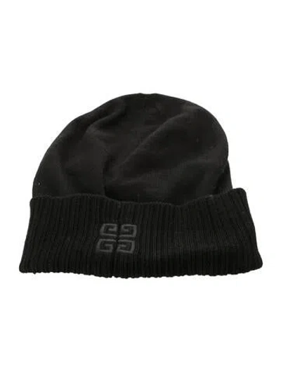 Pre-owned Givenchy Wool Skully In Black